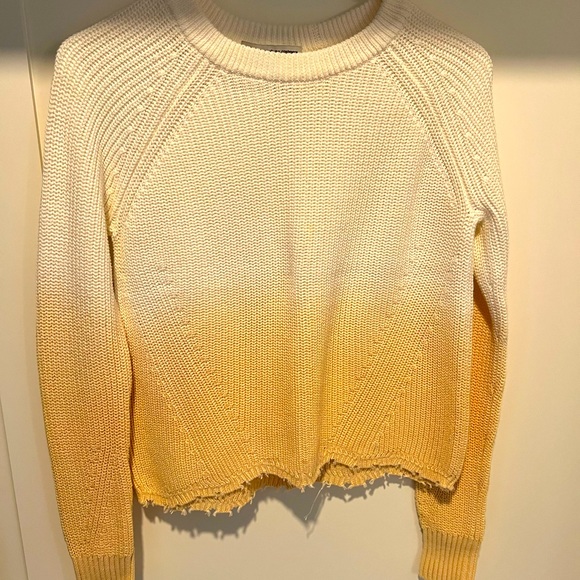Autumn Cashmere Cotton Ombré Crewneck - NEW! - Picture 2 of 6